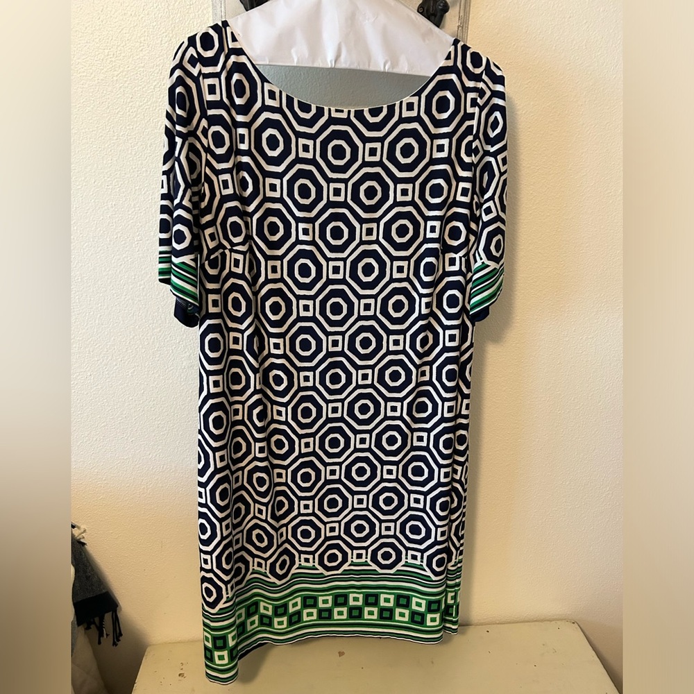 Eliza J 20W graphic print dress